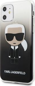 Karl Lagerfeld Karl Lagerfeld iPhone 11 KLHCN61TRDFKBK czarny hard case Gradient Iconic Karl 2