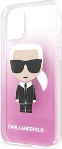 Karl Lagerfeld Karl Lagerfeld iPhone 11 KLHCN61TRDFKPI różowy hard case Gradient Iconic Karl 3