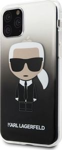 Karl Lagerfeld Karl Lagerfeld iPhone 11 Pro KLHCN58TRDFKBK czarny hard case Gradient Iconic Karl 2