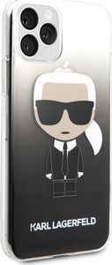 Karl Lagerfeld Karl Lagerfeld iPhone 11 Pro KLHCN58TRDFKBK czarny hard case Gradient Iconic Karl 5