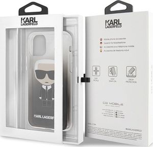 Karl Lagerfeld Karl Lagerfeld iPhone 11 Pro KLHCN58TRDFKBK czarny hard case Gradient Iconic Karl 7