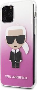 Karl Lagerfeld Karl Lagerfeld iPhone 11 Pro KLHCN58TRDFKPI różowy hard case Gradient Iconic Karl 2