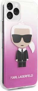 Karl Lagerfeld Karl Lagerfeld iPhone 11 Pro KLHCN58TRDFKPI różowy hard case Gradient Iconic Karl 5