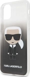 Karl Lagerfeld Karl Lagerfeld iPhone 11 Pro Max KLHCN65TRDFKBK czarny hard case Gradient Iconic Karl 3