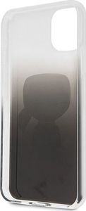 Karl Lagerfeld Karl Lagerfeld iPhone 11 Pro Max KLHCN65TRDFKBK czarny hard case Gradient Iconic Karl 4