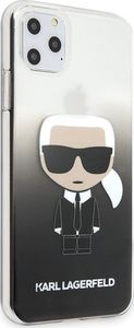 Karl Lagerfeld Karl Lagerfeld iPhone 11 Pro Max KLHCN65TRDFKBK czarny hard case Gradient Iconic Karl 5