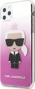 Karl Lagerfeld Karl Lagerfeld iPhone 11 Pro Max KLHCN65TRDFKPI różowy hard case Gradient Iconic Karl 2