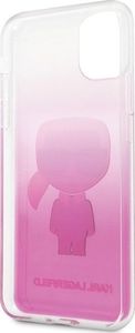 Karl Lagerfeld Karl Lagerfeld iPhone 11 Pro Max KLHCN65TRDFKPI różowy hard case Gradient Iconic Karl 4