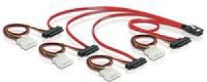 Delock Mini SAS - 4x SAS + Molex (83146) 3