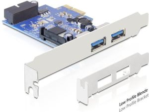 Kontroler Delock PCIe 2.0 x1 - 2x USB 3.0 + 19-pin USB 3.0 (89315) 2