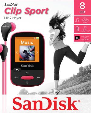 SanDisk SANSA Clip Sport 8GB różowy (SDMX24-008G-G46P) 4