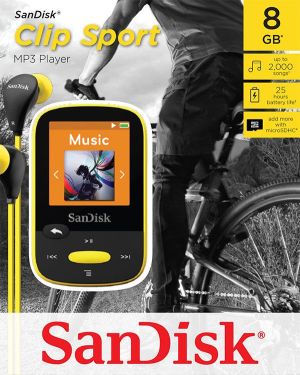 SanDisk SANSA Clip Sport 8GB żółty (SDMX24-008G-G46Y) 3