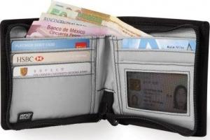 Pacsafe Portfel antykradzieżowy bifold wallet Black (Z100) 3