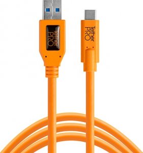 Tether Tools USB-A - USB-C 4.6 m Pomarańczowy (TET-CUC3215-ORG) 1