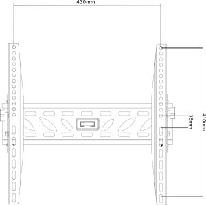 Cabletech Uchwyt ścienny LEC-UCH0120 32'' - 55'' 2