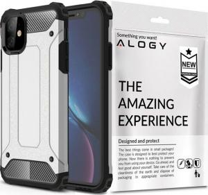 Alogy Etui Hard Armor do Apple iPhone 11 Pro Max srebrne uniwersalny 2