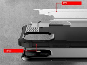 Alogy Etui Hard Armor do Apple iPhone 11 Pro Max srebrne uniwersalny 5