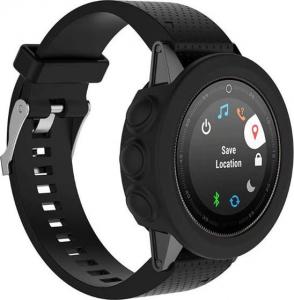 Alogy Etui silikonowe do Smartwatch Garmin fenix 5 /5 plus czarne uniwersalny 1