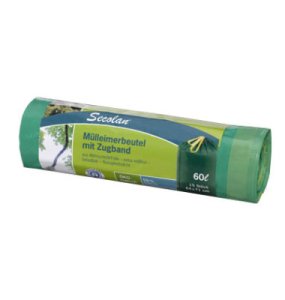 Secolan Worki na odpady domowe 60L 15szt. (241006) 1
