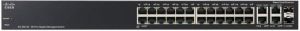 Switch Cisco 28-port Gigabit PoE+ Managed Switch (SG300-28PP-K9-EU) 1