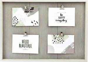 Ramka Nielsen Design Collage 4 Clamps 4x18x13 Wood white/grey 1