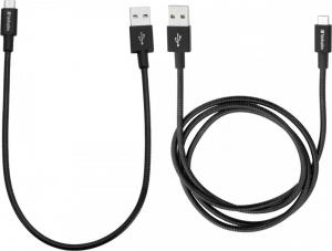 Kabel USB Verbatim USB-A - microUSB 1 m Czarny (48875) 1