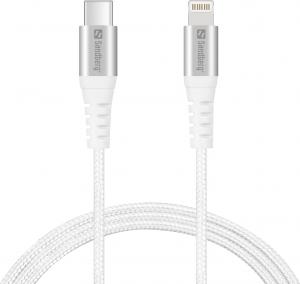 Kabel USB Sandberg USB-C - Lightning 1 m Biały (136-25) 1