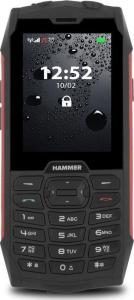 Telefon komórkowy myPhone Hammer 4 Dual SIM Czarno-czerwony 1