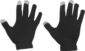 Hurtel Uniwersalne zimowe rękawiczki do ekranów dotykowych czarny uniwersalny 1