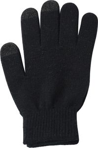 Hurtel Uniwersalne zimowe rękawiczki do ekranów dotykowych antypoślizgowa faktura czarny uniwersalny 1