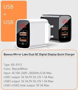Ładowarka Baseus Mirror Lake 2x USB-A 3 A (CCJMHA-A01) 19