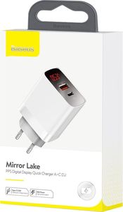 Ładowarka Baseus Mirror Lake 1x USB-A 1x USB-C 3 A (CCJMHC-A02) 21