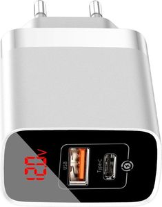 Ładowarka Baseus Mirror Lake 1x USB-A 1x USB-C 3 A (CCJMHC-A02) 4