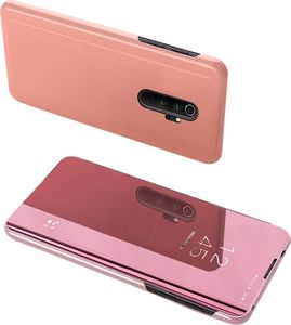 Hurtel Clear View Case futerał etui z klapką Xiaomi Redmi Note 8 Pro różowy uniwersalny 1
