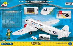 Cobi Small Army WWII Douglas C-47 Skytrain Berlin Airlift 540 elementów (5702) 2