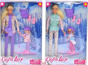 Adar Lalka Defa Lucy Narciarka z dzieckiem 29cm 1