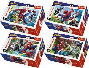 Trefl Puzzle 54el Mini Disney Marvel Czas na Spider- Mana 54164 Trefl 19605,19606,19607,19608 1