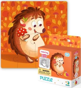 Dodo Puzzle + Kolorowanka Jeżyk 300119 1
