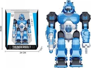 Brimarex Robot walczący Thunderbolt niebieski Light&Sound 26cm 1