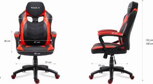 Fotel Huzaro Force 2.5 czerwony 7