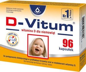Oleofarm D Vitum Baby Witamina D 96 kaps 1