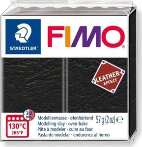 Staedtler Masa Fimo Leather effect 57g czarny 1