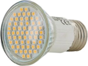 Whitenergy LED E27, 60 SMD, 3W, 230V, ciepła biała, reflektor (09480) 1