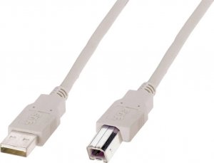 Kabel USB Digitus USB-A - micro-B 1.8 m Biały (AK-300102-018-E) 1