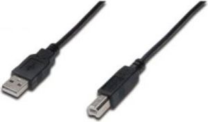 Kabel USB Digitus USB-A - micro-B 1 m Czarny (AK-300102-010-S) 1