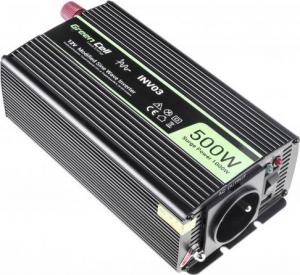 Przetwornica Green Cell 12V/230V 500W/1000W 2