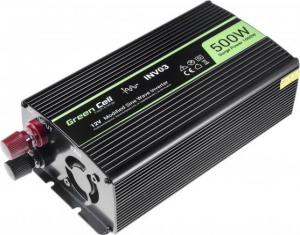 Przetwornica Green Cell 12V/230V 500W/1000W 3