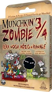 Black Monk Munchkin Zombie 3/4 Ręka, Noga, Mózg w kanale 1