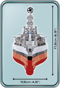 Cobi Klocki Historical Collection Pancernik USS Iowa (BB-61) / Missouri 4