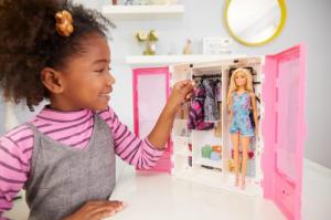 Lalka Barbie Mattel Fashionistas - Szafa na ubranka (GBK12) 7